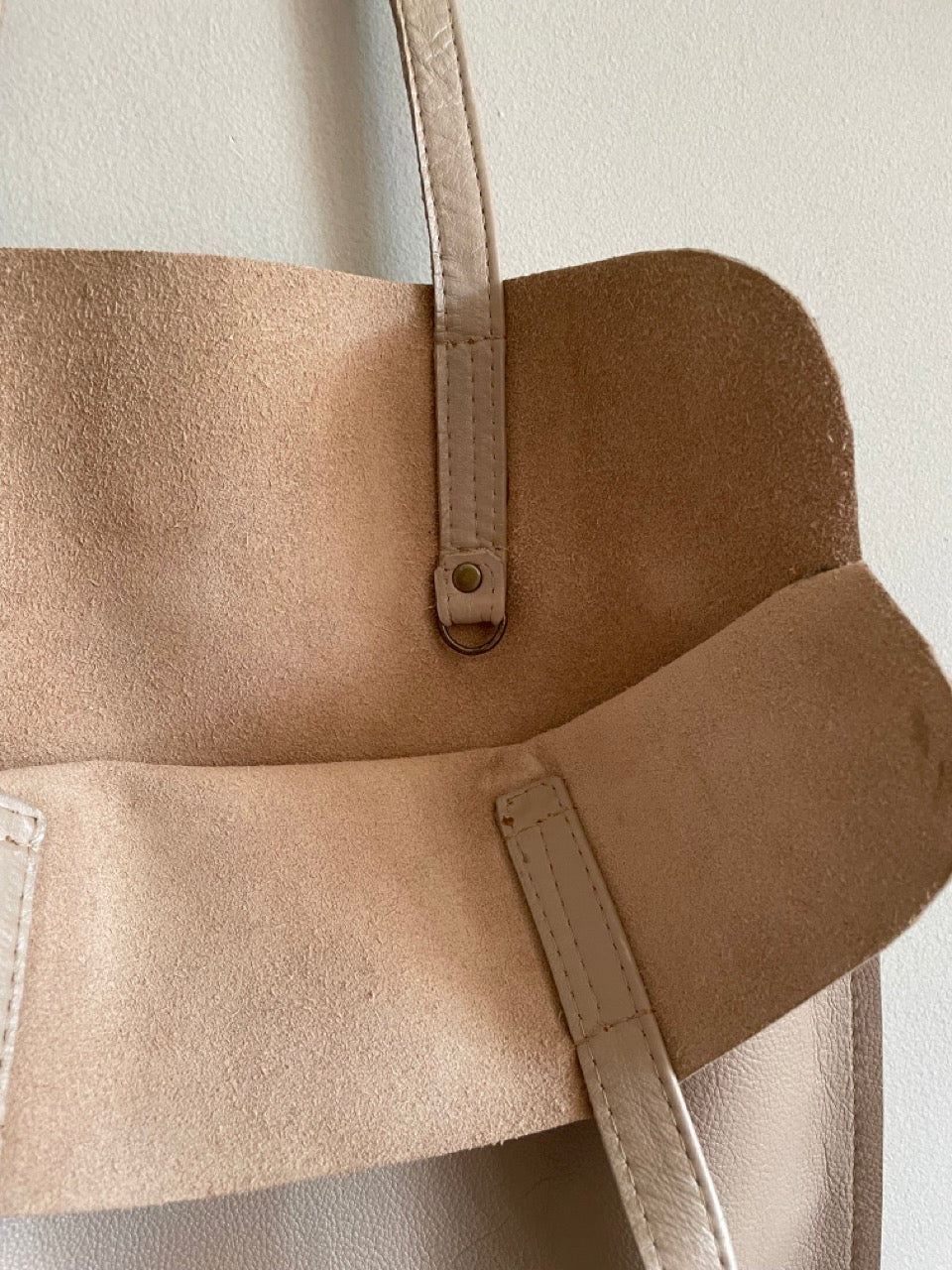 Marmalade Leather Tote Bag - Colour: Oyster