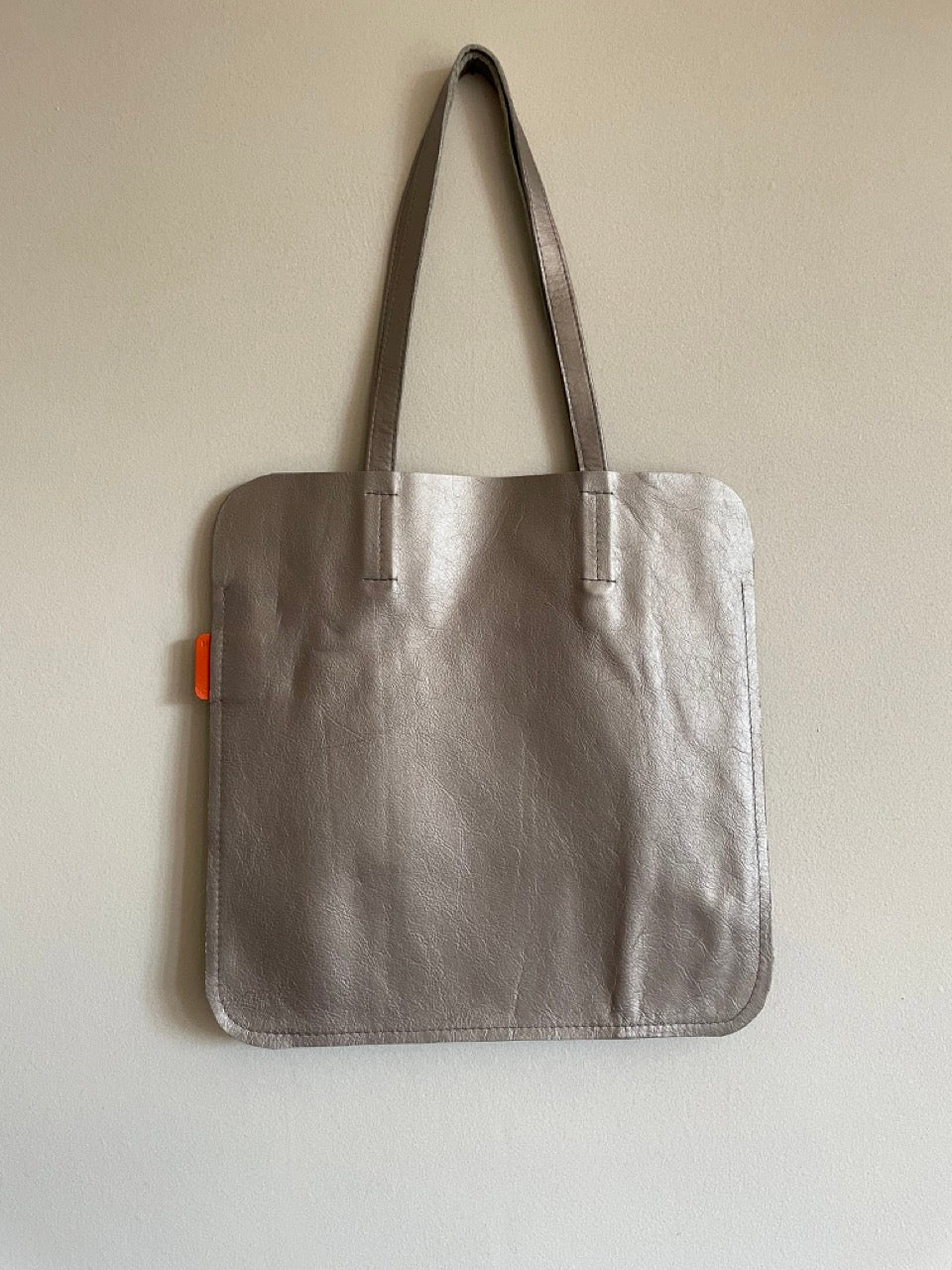 Marmalade Leather Tote Bag - Colour: Marmalade Orange