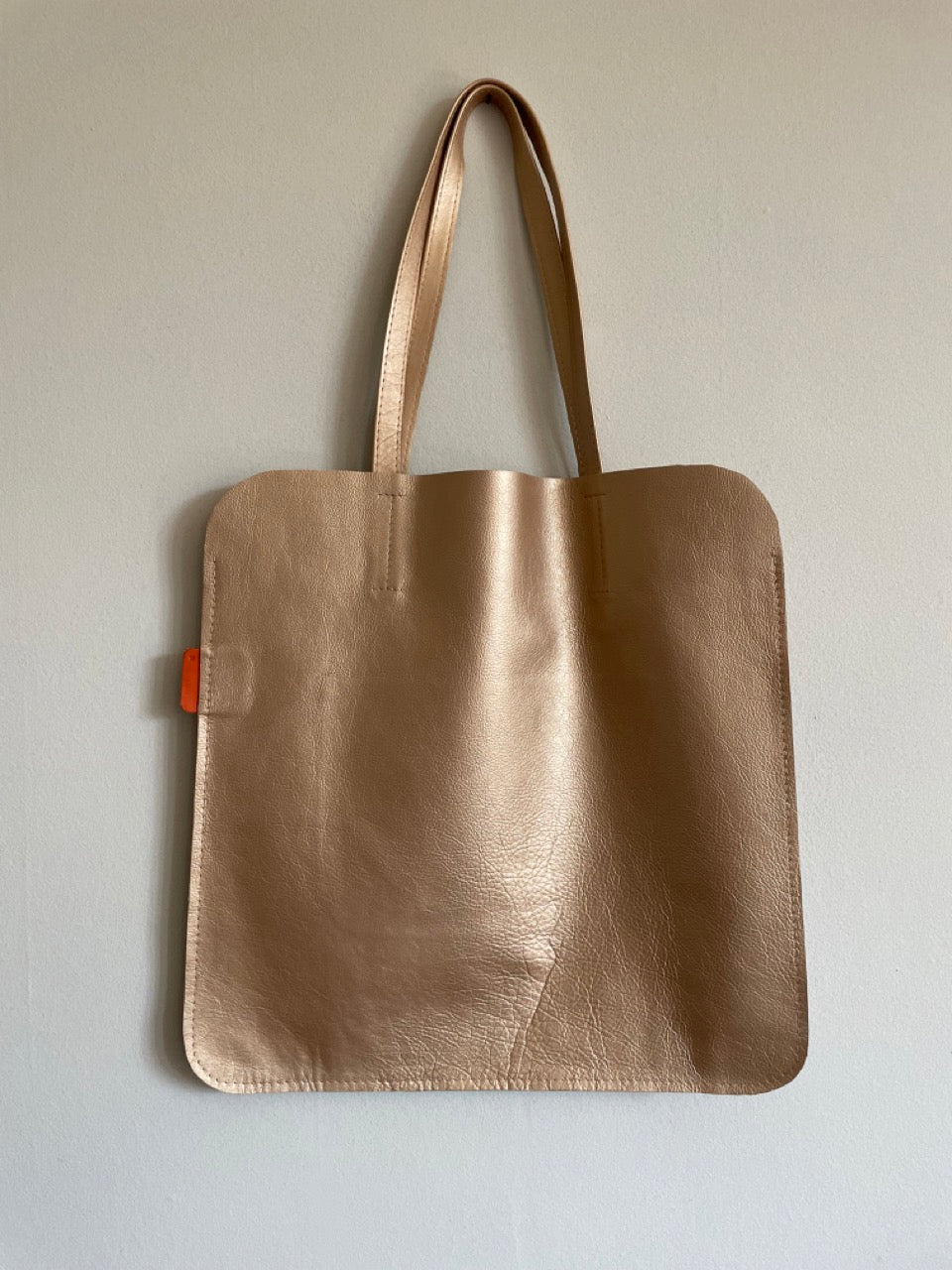 Marmalade Large Leather Tote Bag 45 x 45cm - Colour: Gold