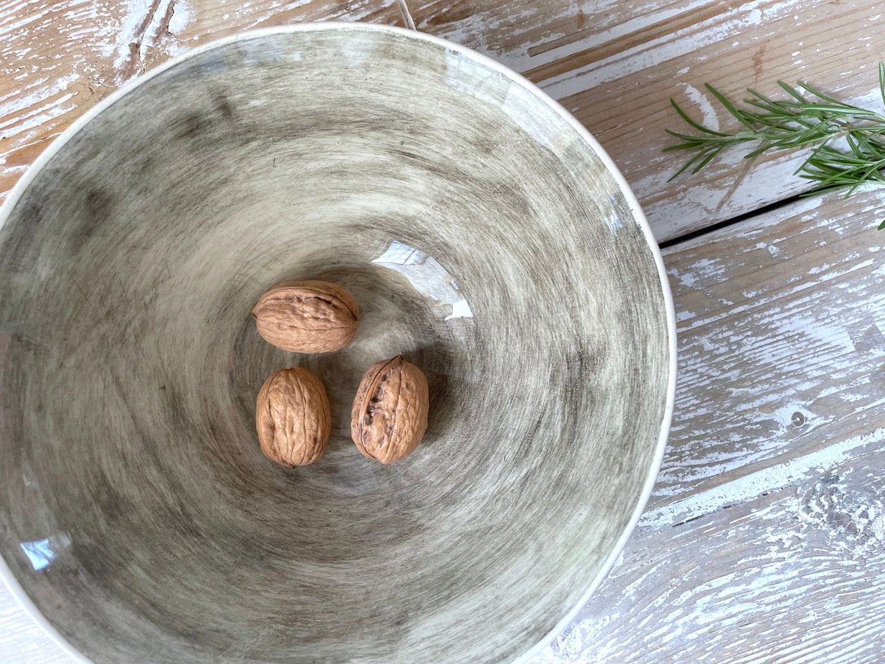 Deep Pasta Bowl - Plain Charcoal