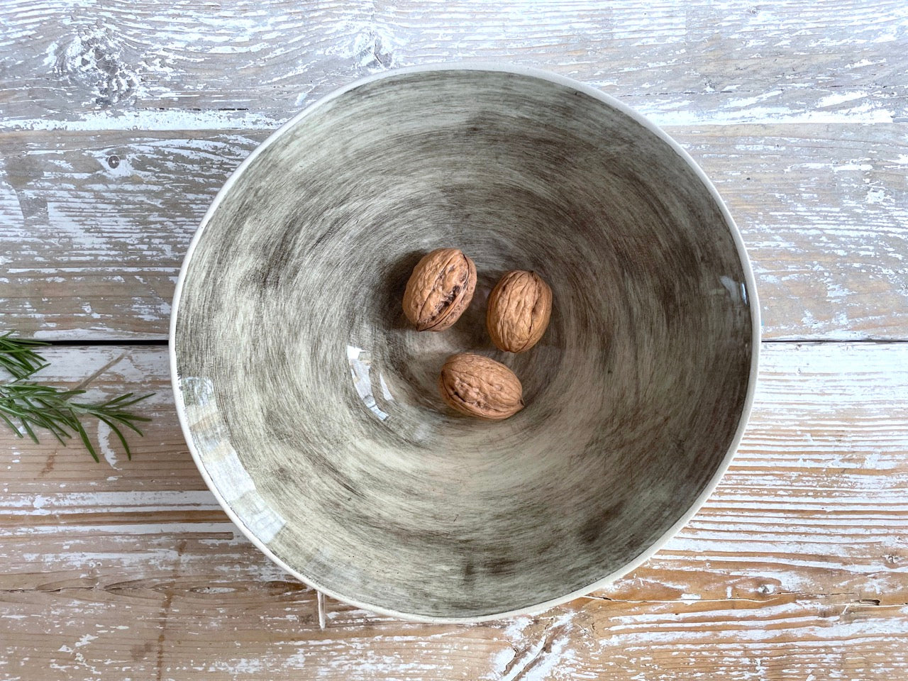 Deep Pasta Bowl - Plain Charcoal