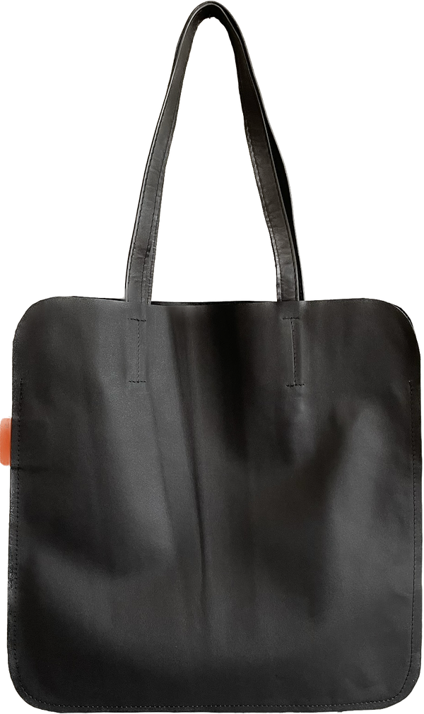 Marmalade Leather Tote Bag - Colour: Black