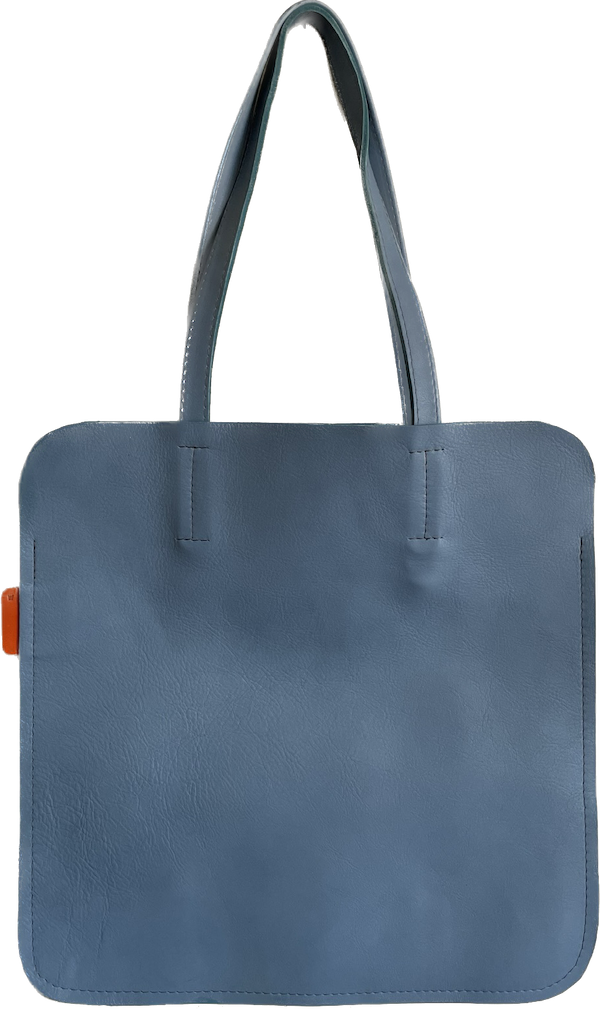 Marmalade Leather Tote Bag - Colour: French Blue