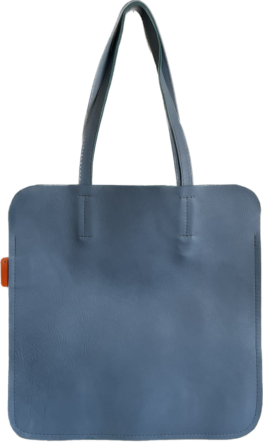 Marmalade Leather Tote Bag - Colour: French Blue