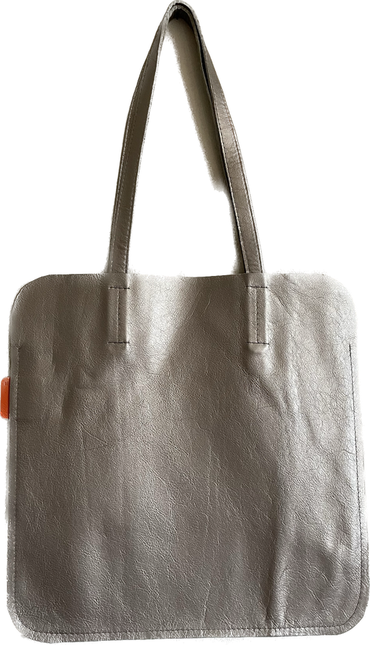 Marmalade Leather Tote Bag - Colour: Pewter