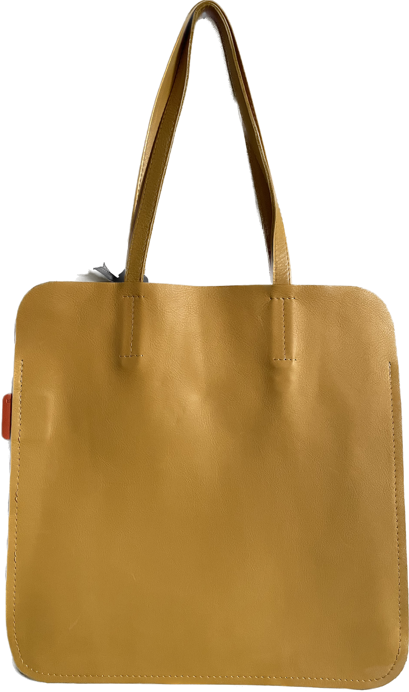 Marmalade Leather Tote Bag - Colour: Mustard Ochre