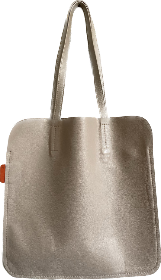 Marmalade Leather Tote Bag - Colour: Oyster