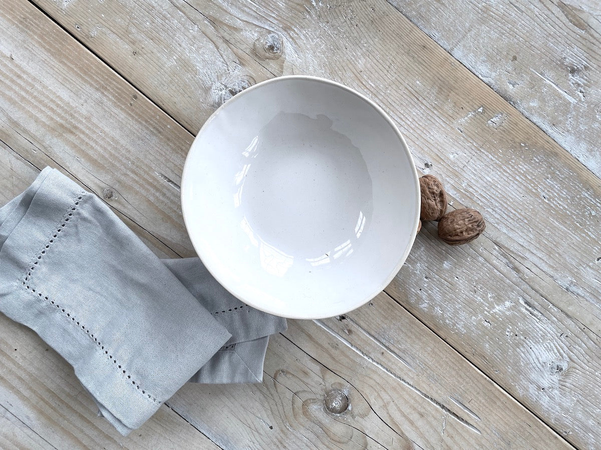 Breakfast Bowls - Set of 4 - Plain White