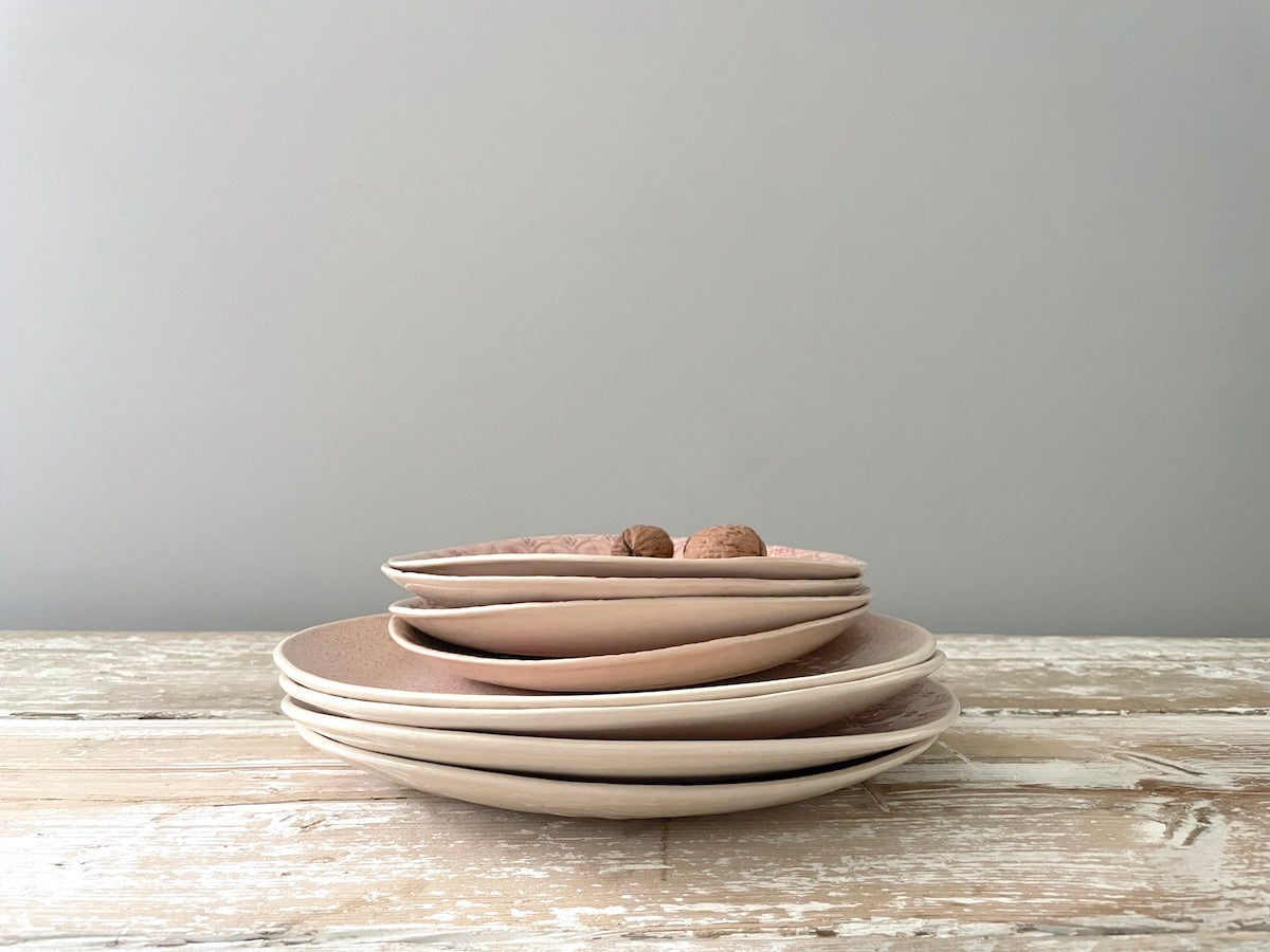 Copy of 16-Piece Dinner Service - Pink - Patterned