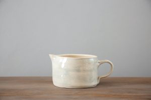 CUSTARD JUG PLAIN WASH DUCK EGG
