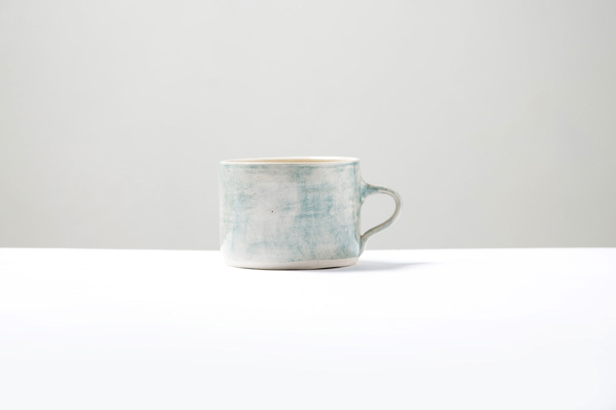 Wonki Ware Squat Mug Plain Wash - Duck Egg