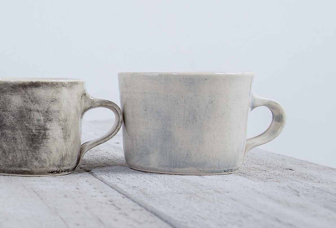 Wonki Ware Squat Mug Plain Wash - Duck Egg