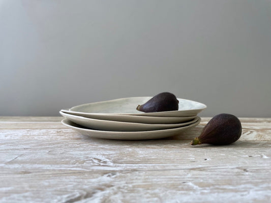 Wonki Ware Side Plate 23cm - Plain Duck Egg - Set of 1