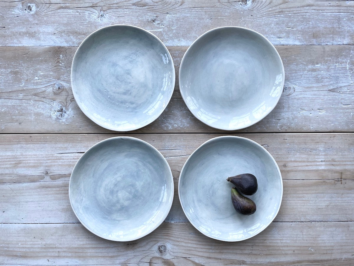 Wonki Ware Side Plate 23cm - Plain Duck Egg - Set of 1