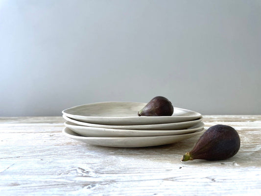 Side Plate 23cm - Plain Warm Grey Wash