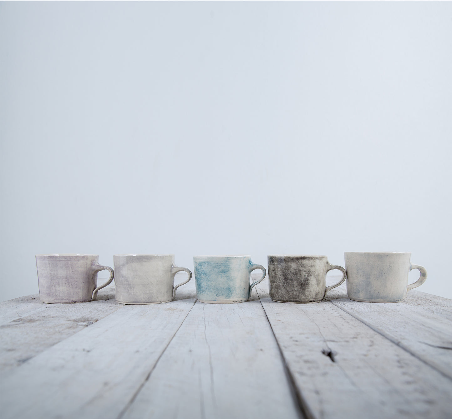 Wonki Ware Squat Mug Plain Wash - Warm Grey