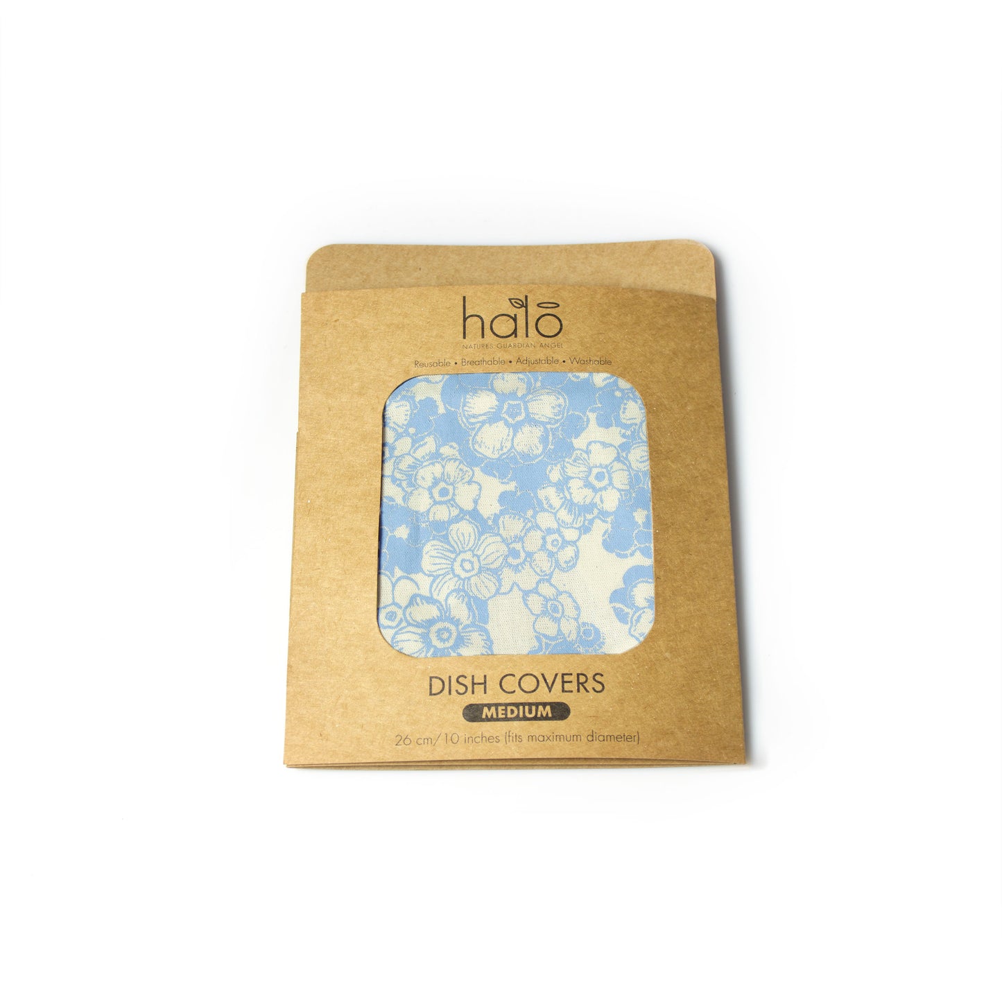 Halo Dishcover - Medium Cornflower Blue African Flower