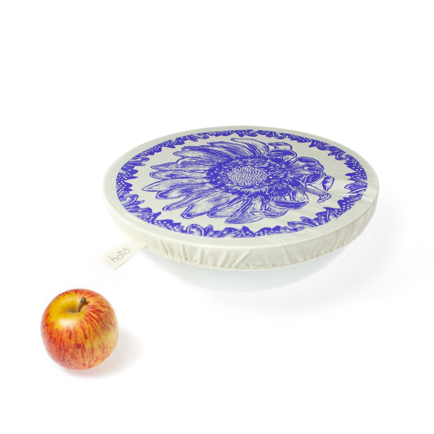 Halo Dishcover - Large Midnight Blue African Flower