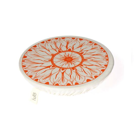 Halo Dish and Bowl Cover Large Set of 3 - Edible Flowers