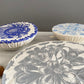 Halo Dish and Bowl Cover Large Set of 3 African Flowers | Gabriele Jacobs