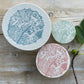 Halo Dish and Bowl Cover Small Set of 3 - Beach House