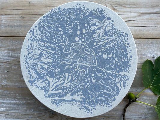 HALO DISH AND BOWL COVER EXTRA EXTRA LARGE - BEACH HOUSE XXL