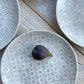 Wonki Ware Side Plates 23cm - Patterned Warm Grey - Set of 4
