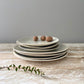 Wonki Ware 16 Piece Dinner Service – Mixed Pattern – Warm Grey