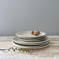 Wonki Ware 16 Piece Dinner Service – Mixed Pattern – Warm Grey