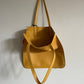 Marmalade Leather Tote Bag - Colour: Mustard Ochre