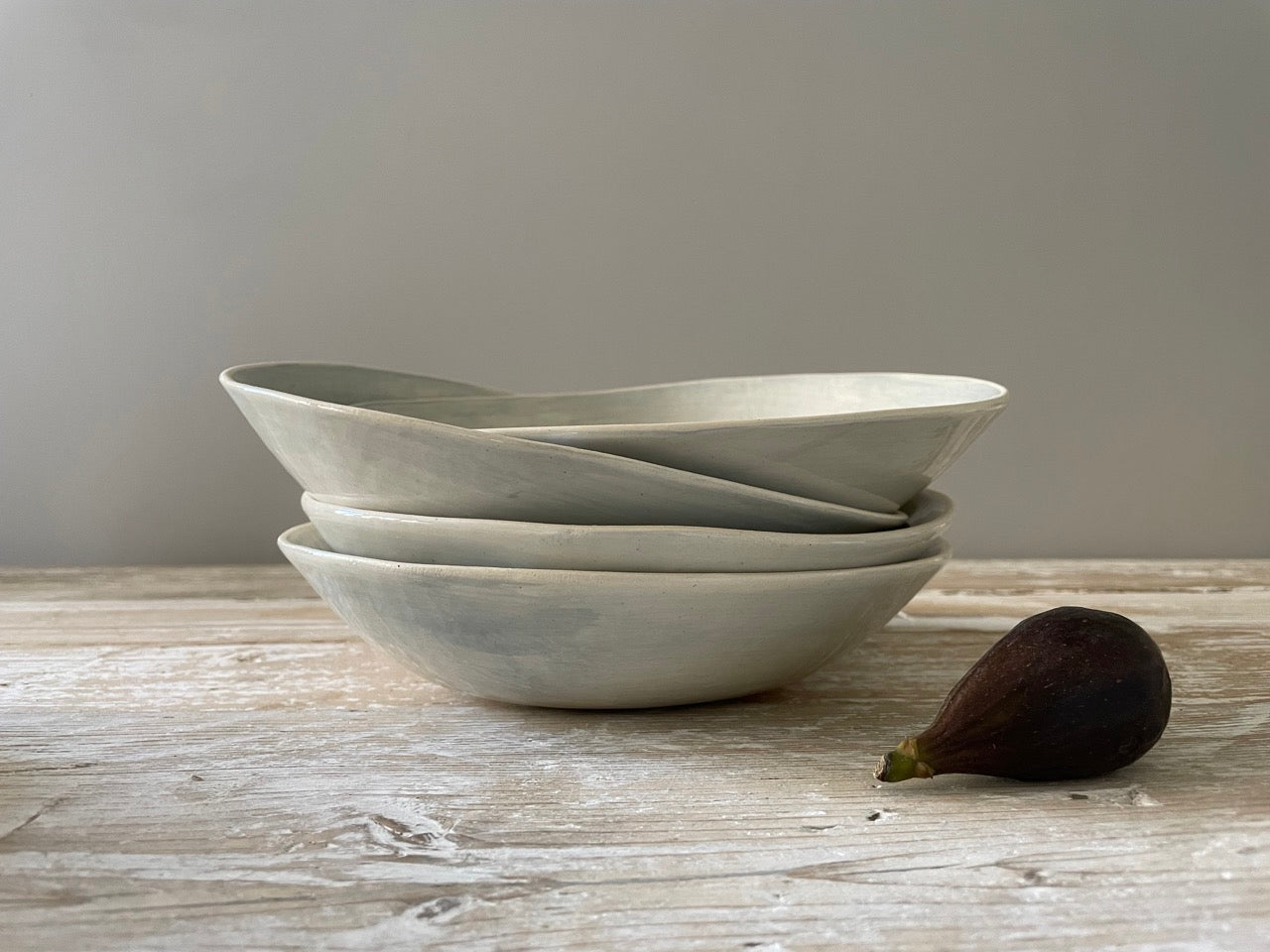 Wonki Ware Spaghetti bowl - Small - Plain Duck Egg