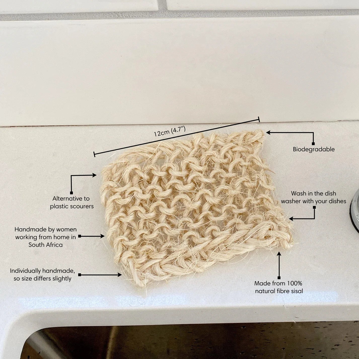 Kitchen Scourer | eco-friendly scrub for pots and pans