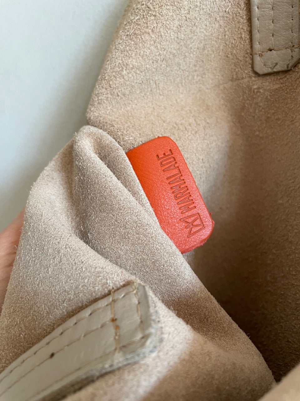 Marmalade Leather Tote Bag - Colour: Marmalade Orange