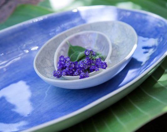 Trough Large Beach Sand Blue