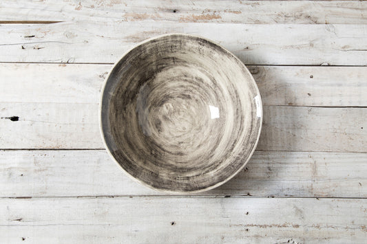 Wonki Ware Spaghetti bowl - Small - Plain Charcoal