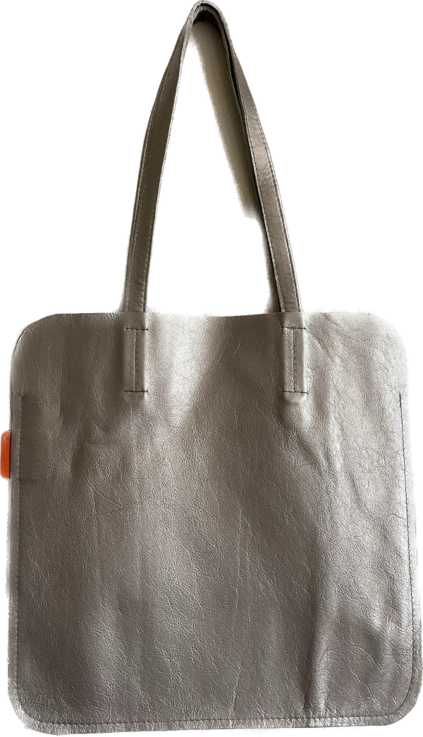 Marmalade Leather Tote Bag - Colour: Pewter