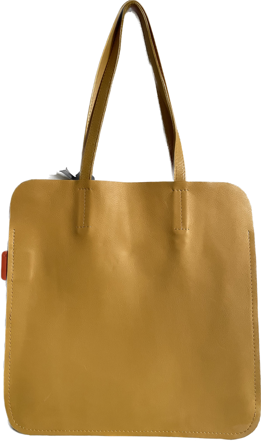 Marmalade Leather Tote Bag - Colour: Mustard Ochre