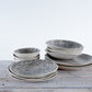 Wonki Ware 16 Piece Dinner Service – Mixed Pattern – Charcoal