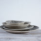 Wonki Ware 16 Piece Dinner Service – Mixed Pattern – Charcoal