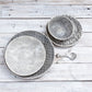 Wonki Ware 16 Piece Dinner Service – Mixed Pattern – Charcoal