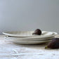 Wonki Ware Dinner Plates 28cm - Patterned Warm Grey - Set of 4