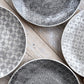 Wonki Ware 16 Piece Dinner Service – Mixed Pattern – Charcoal