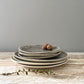 Wonki Ware 16 Piece Dinner Service – Mixed Pattern – Charcoal