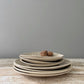 Wonki Ware 16 Piece Dinner Service – Mixed Pattern – Warm Grey