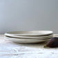 Wonki Ware Dinner Plates 28cm - Patterned Warm Grey - Set of 4