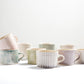 Wonki Ware Squat Mug Vertical Lined - Charcoal