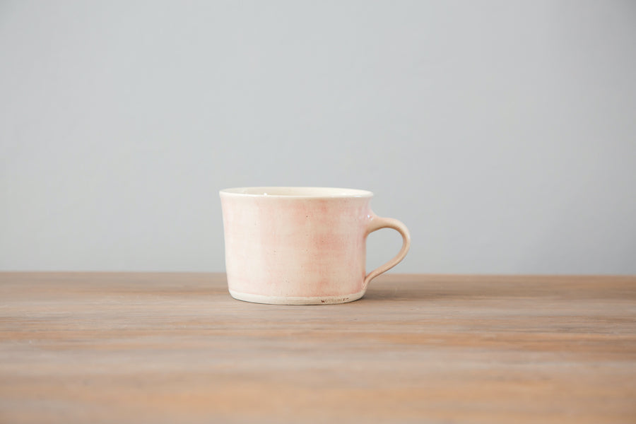 Wonki Ware Squat Mug Plain Wash - Pink