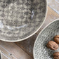 Wonki Ware 16 Piece Dinner Service – Mixed Pattern – Charcoal