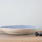 Wonki Ware XL Patterned Serving Platter and 4 plain wash ramekins - Cornflower Blue
