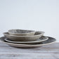 Wonki Ware 16-Piece Dinner Service - Charcoal Patterned